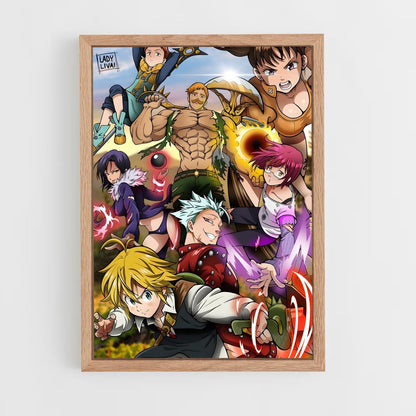 seven-deadly-sins-6 cadre Bois clair