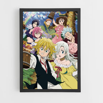 Affiche Seven Deadly Sins Groupe