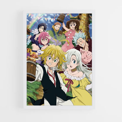 Affiche Seven Deadly Sins Groupe