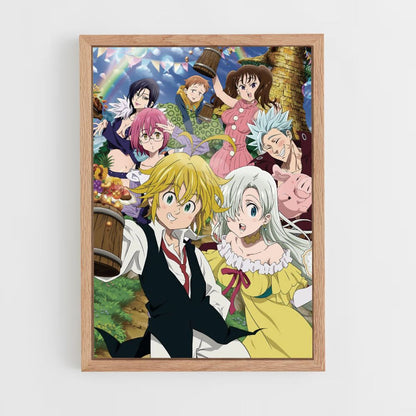 Affiche Seven Deadly Sins Groupe