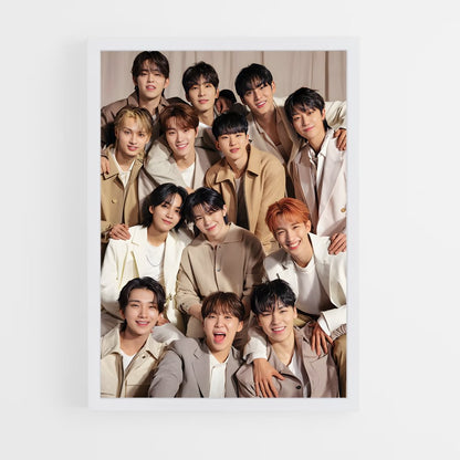 seventeen-13 cadre Blanc