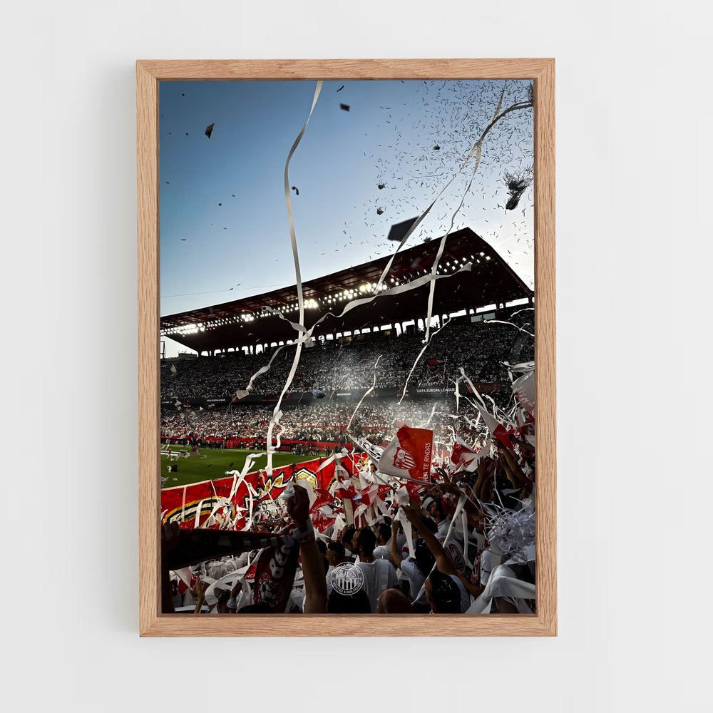 sevilla-fc-1 cadre Bois clair
