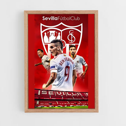sevilla-fc-2 cadre Bois clair