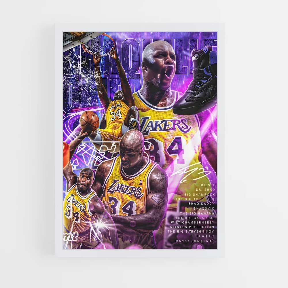shaquille-oneal-15 cadre Blanc