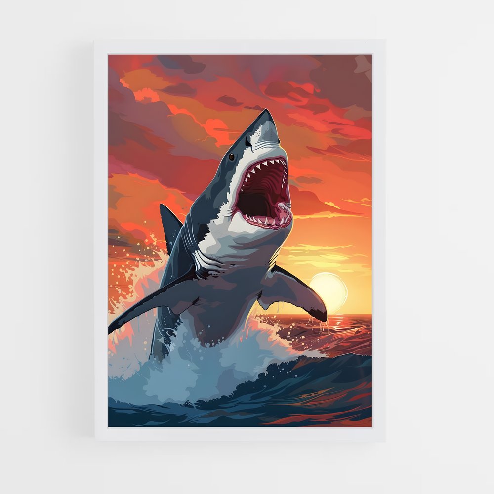 shark-10 cadre Blanc