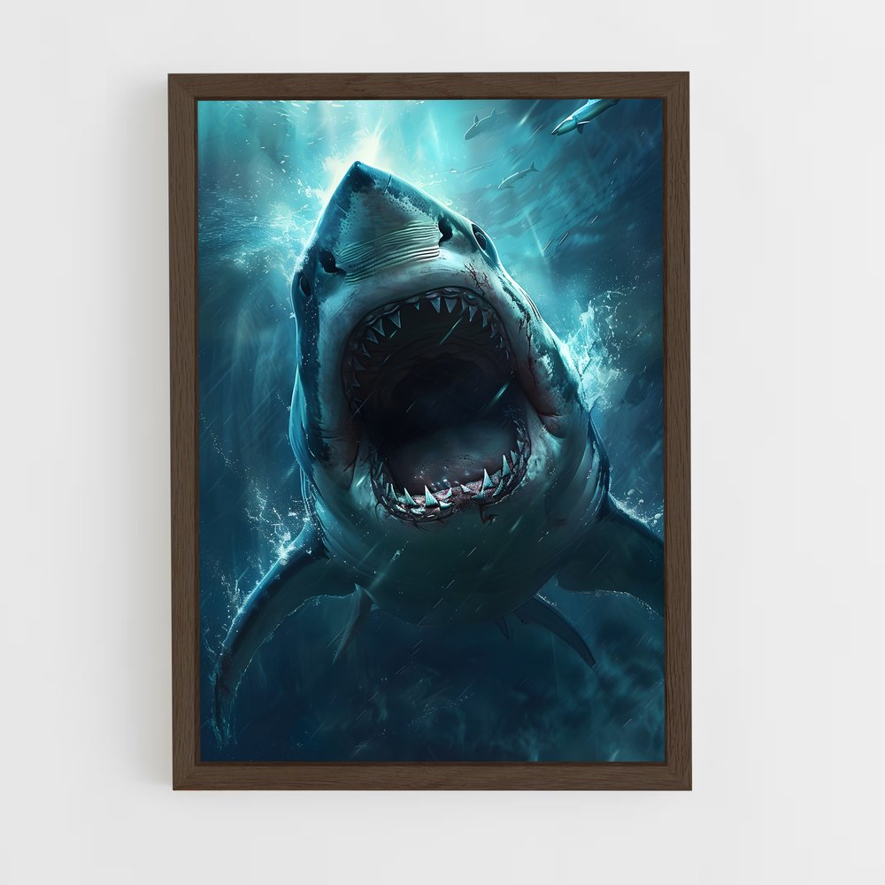 shark-13 cadre Bois foncé