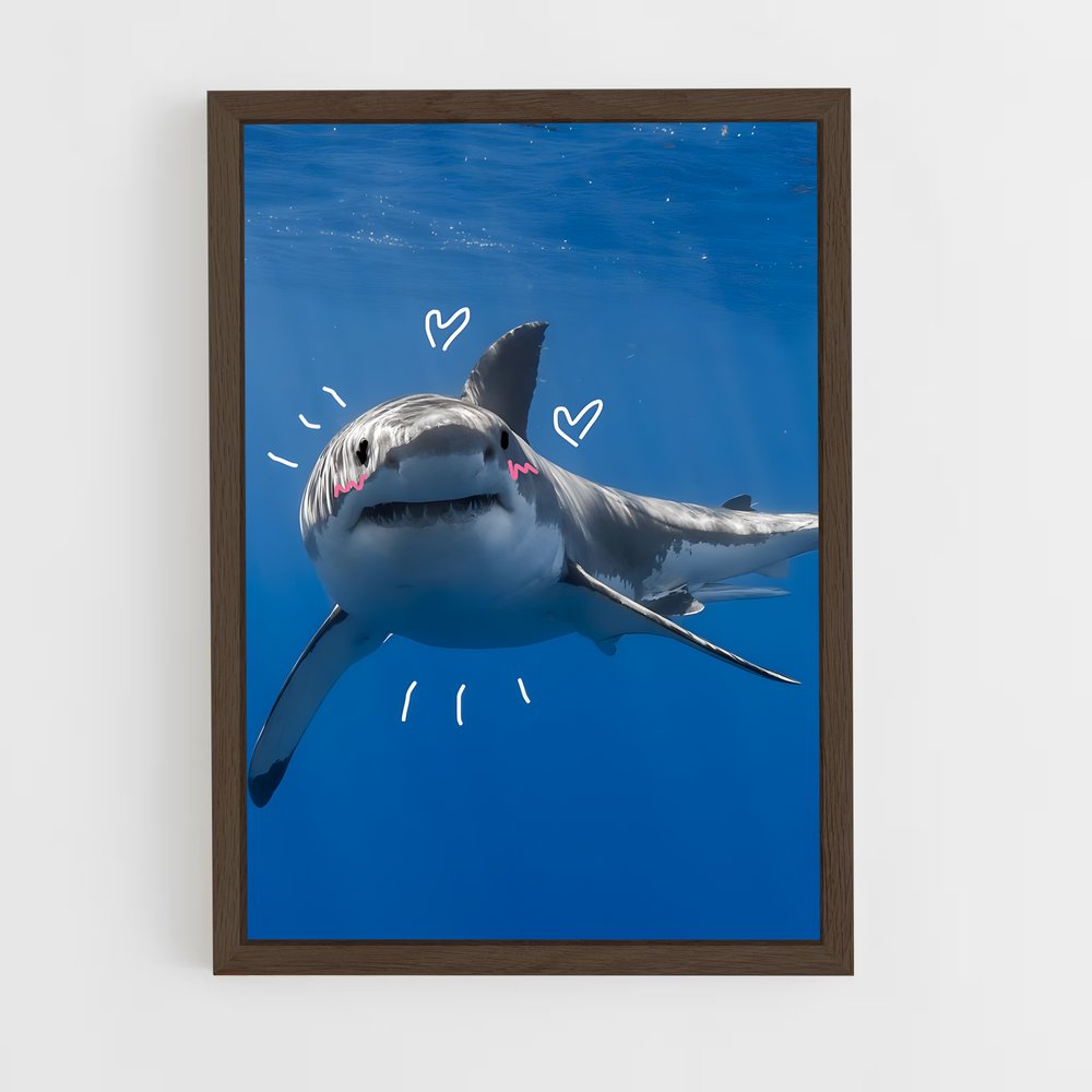 shark-14 cadre Bois foncé