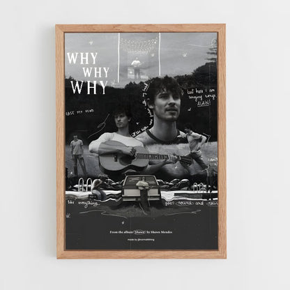 shawn-mendes-3 cadre Bois clair