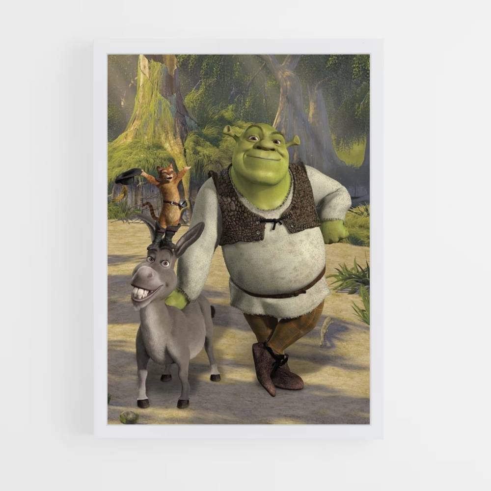 Poster Shrek Âne