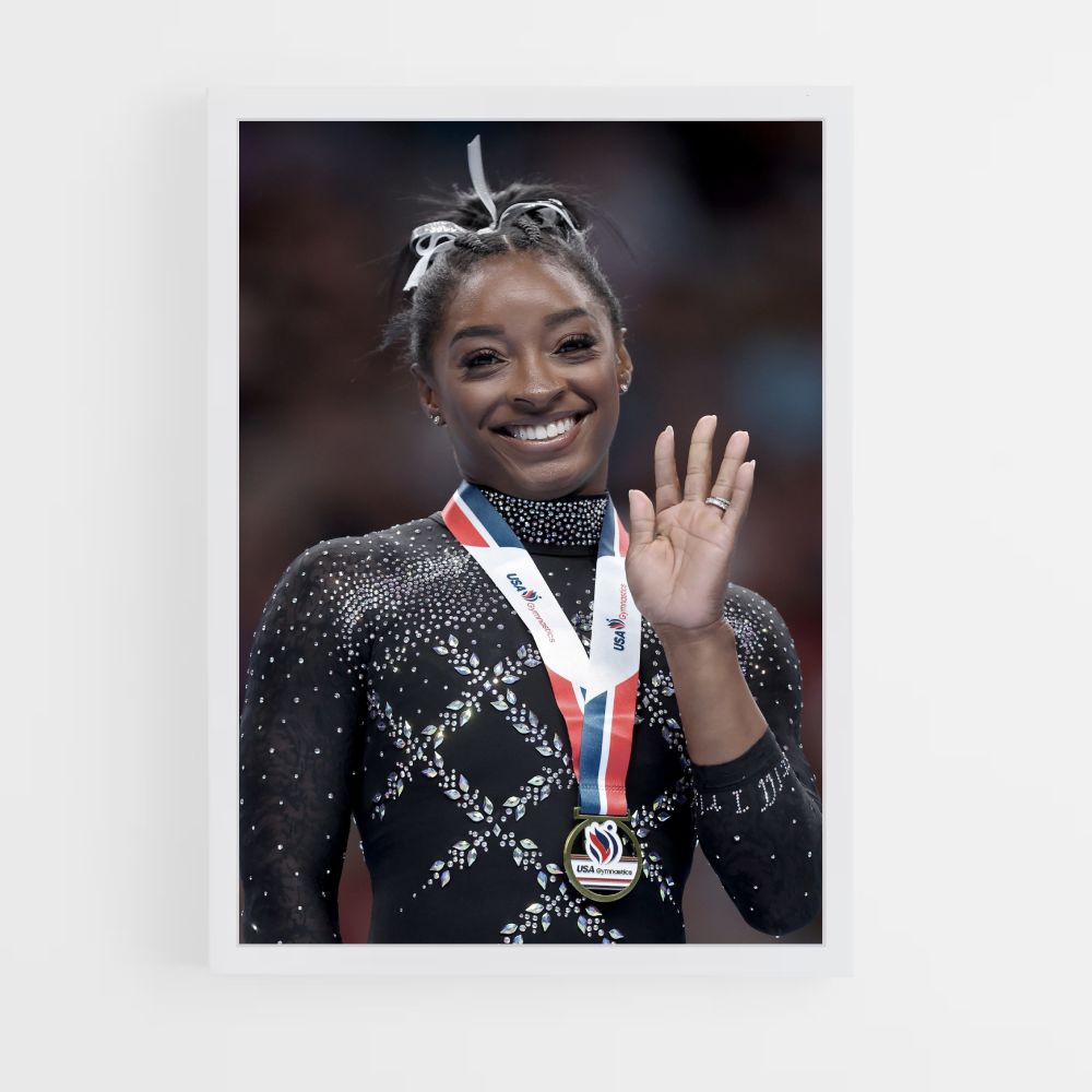 Poster Simone Biles Salut