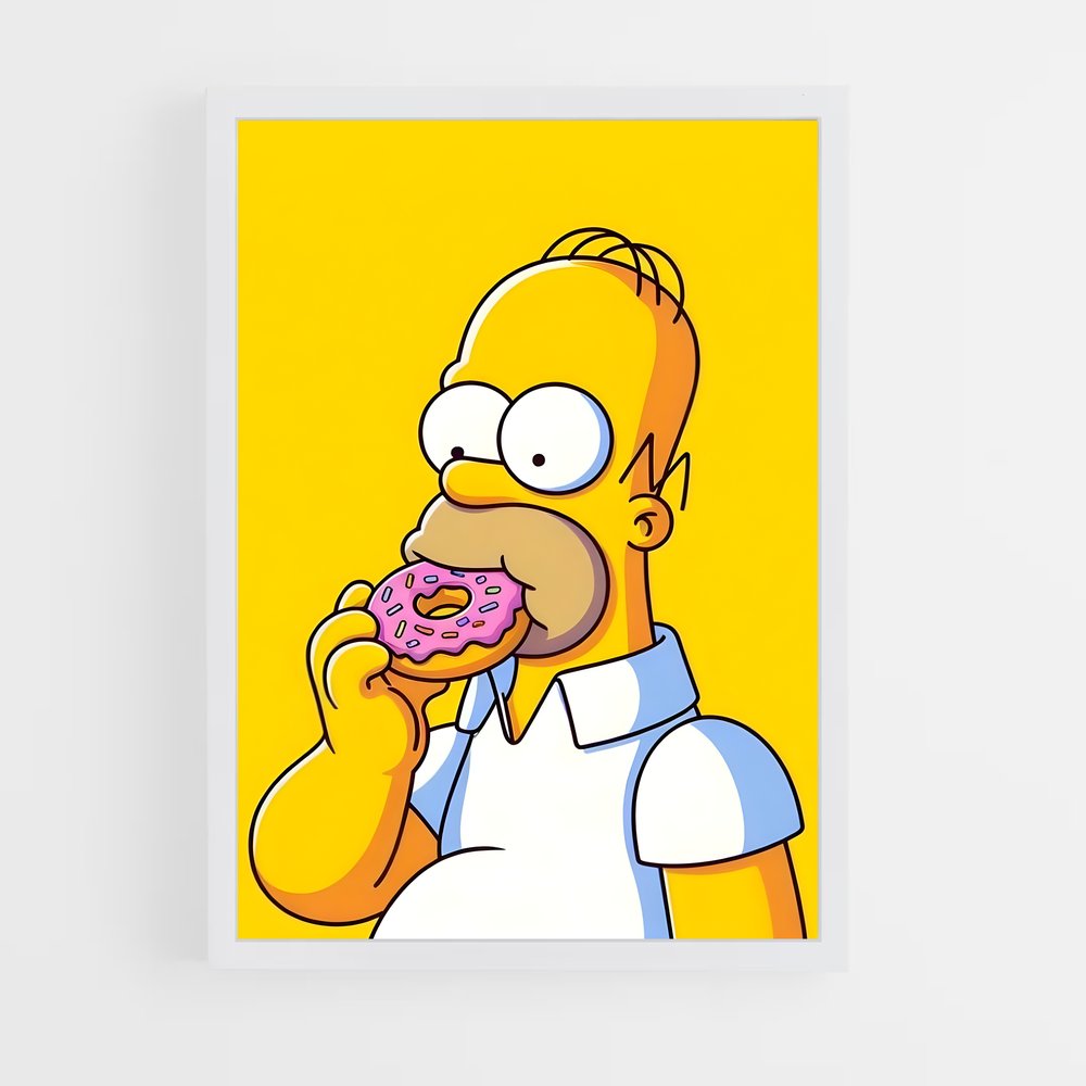 simpsons-16 cadre Blanc