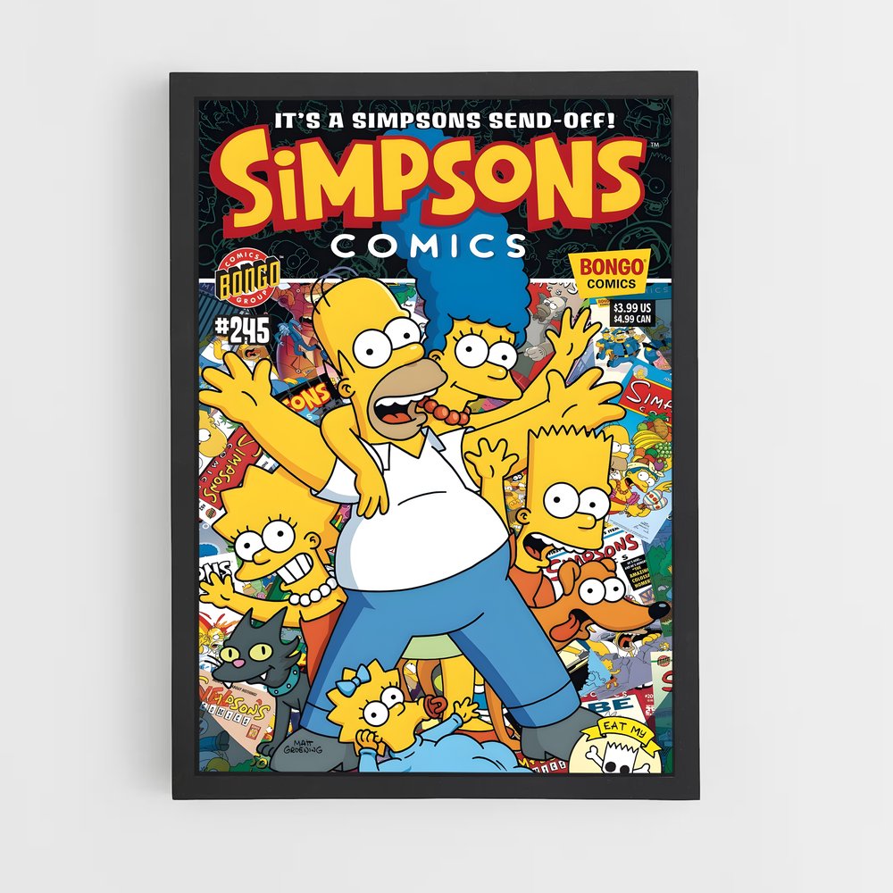 simpsons-4 cadre Noir