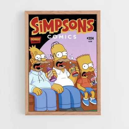 Poster Simpsons Bière