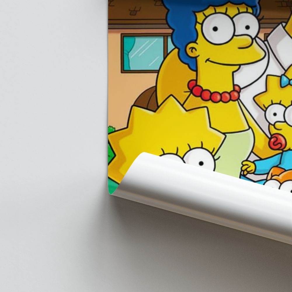 Poster Simpsons Famille