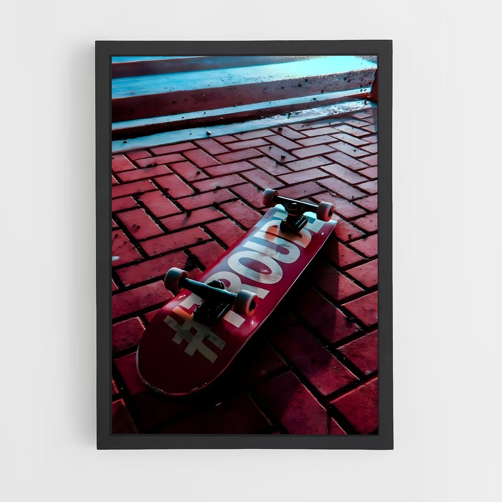 skateboard-11 cadre Noir