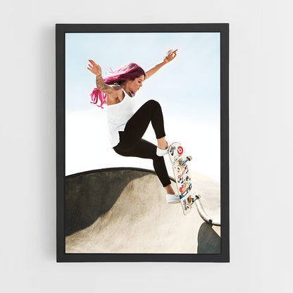 skateboard-19 cadre Noir