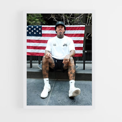 skateboard-20 cadre Blanc
