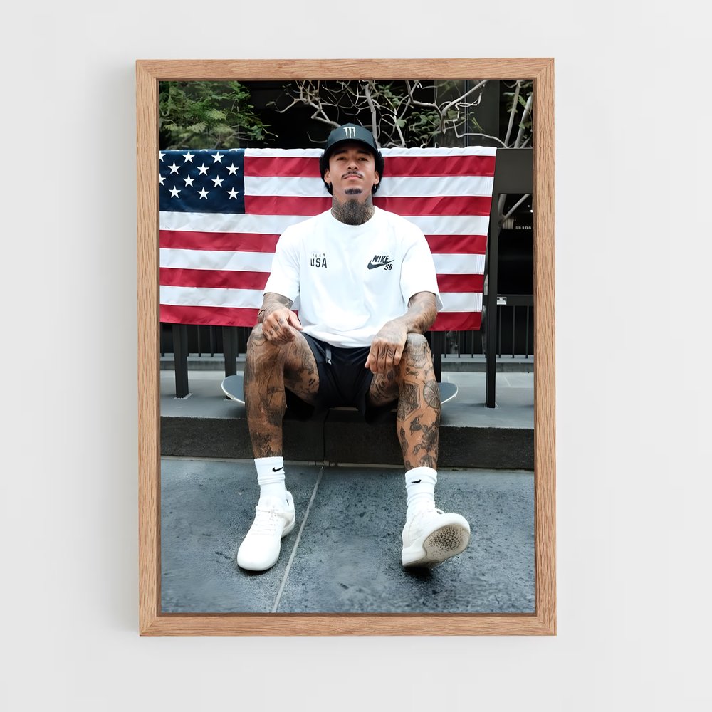skateboard-20 cadre Bois clair