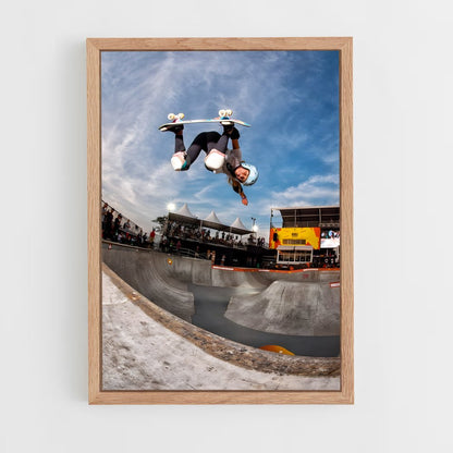 skateboard-25 cadre Bois clair