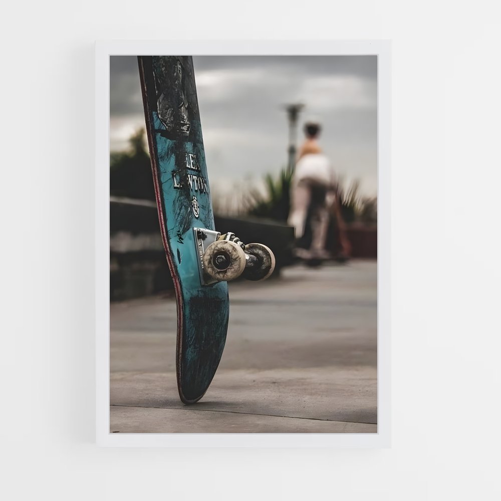 skateboard-3 cadre Blanc
