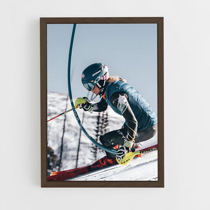 ski-10 cadre Bois foncé