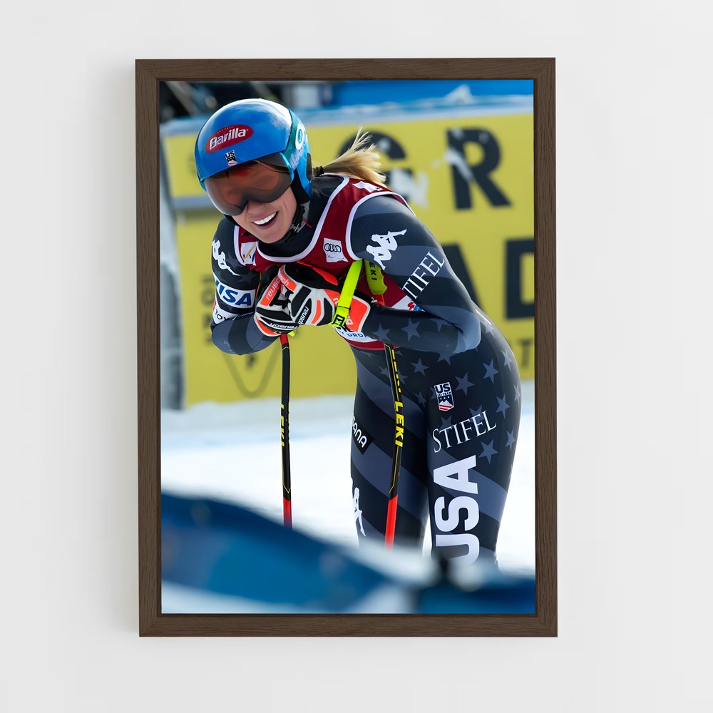 ski-11 cadre Bois foncé