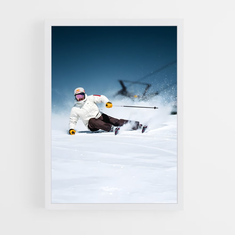 ski-7 cadre Blanc