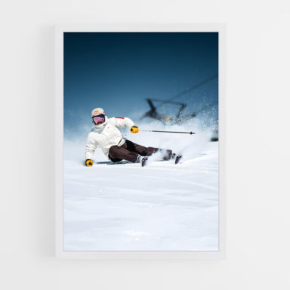ski-7 cadre Blanc