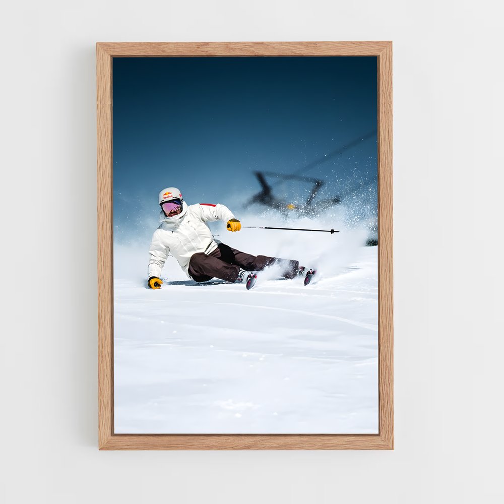 ski-7 cadre Bois clair