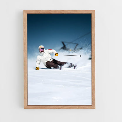 ski-7 cadre Bois clair