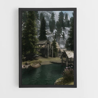 Poster Lac Skyrim