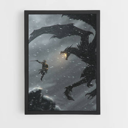 Poster Dragon Combat Skyrim