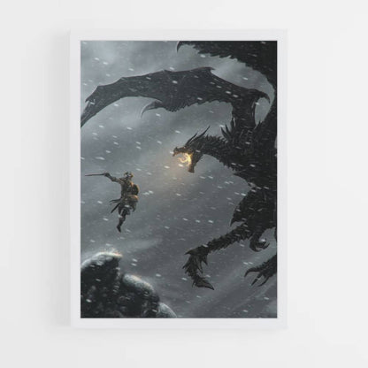 Poster Dragon Combat Skyrim