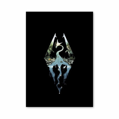 Poster Skyrim Logo