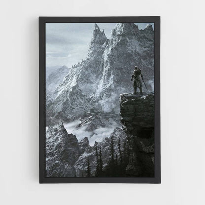 Poster Skyrim Montagne