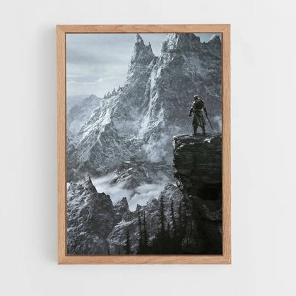 Poster Skyrim Montagne