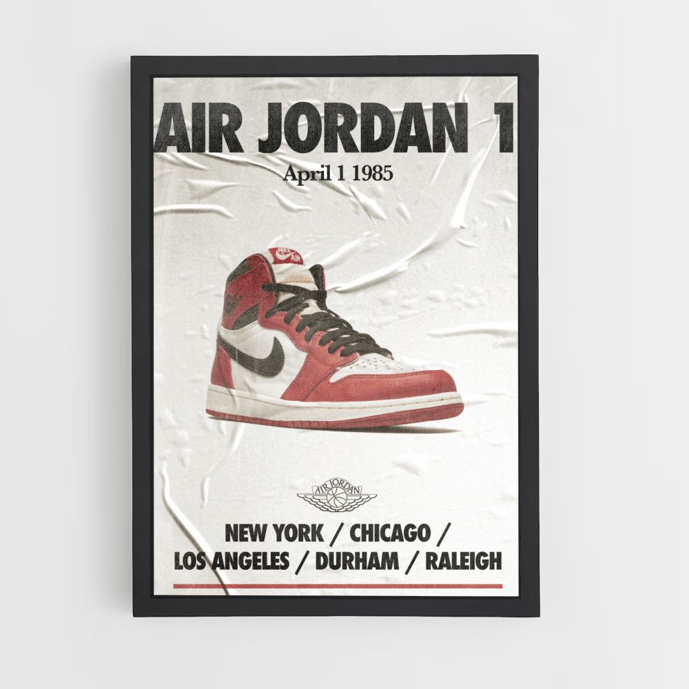 Affiche Air Jordan 1