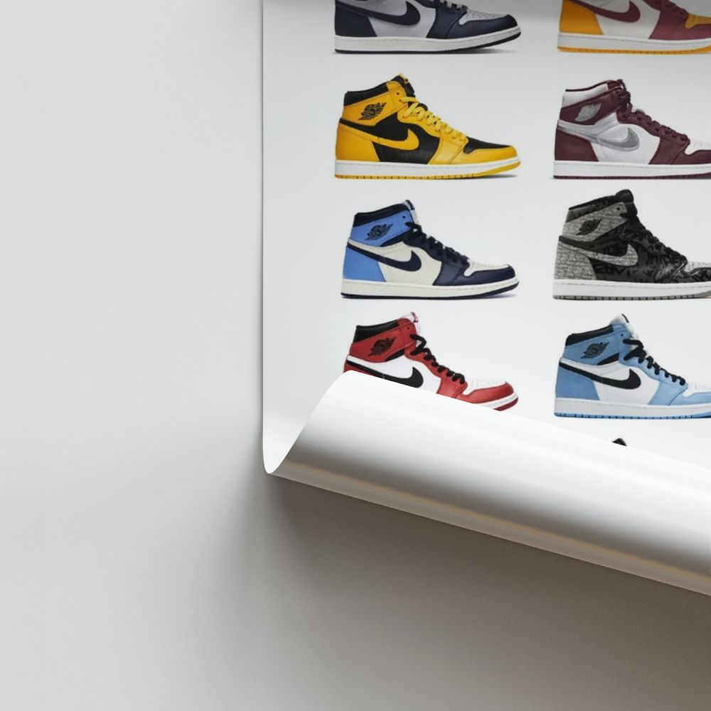 Poster Nike Air Jordan 1 Retro High