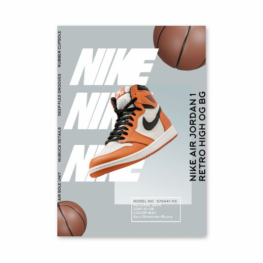 Affiche Nike Air Jordan 1