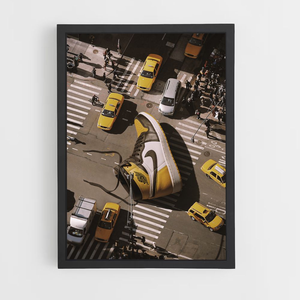 Poster Air Jordan 1 Jaune