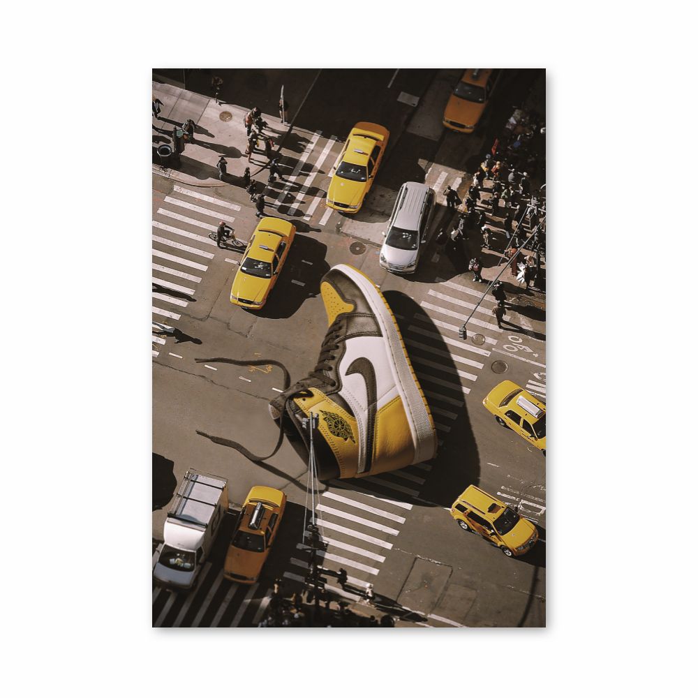 Poster Air Jordan 1 Jaune