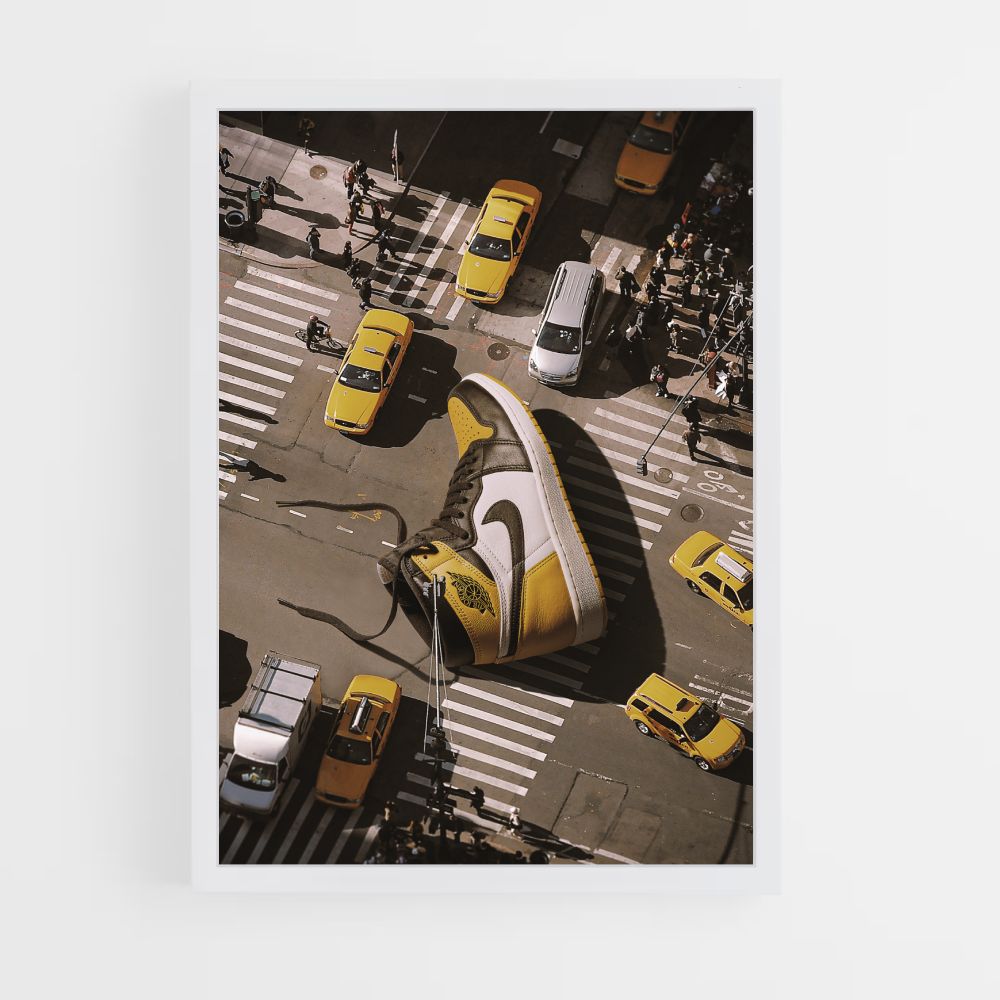 Poster Air Jordan 1 Jaune