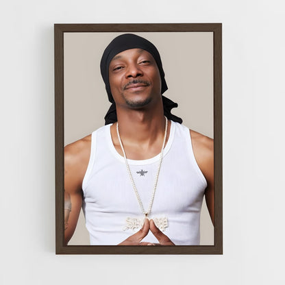 snoop-dog-3 cadre Bois foncé