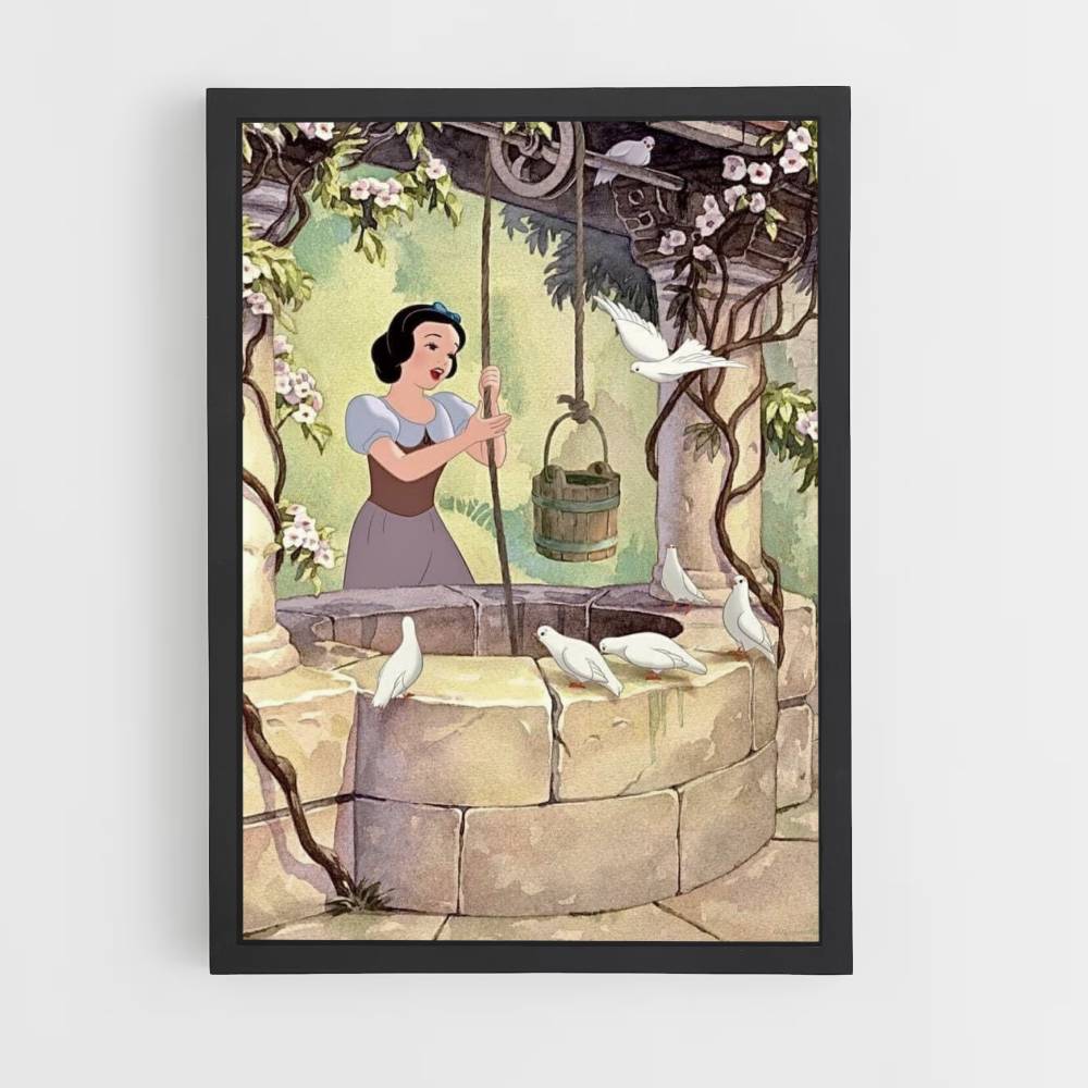 Poster Blanche Neige Puit