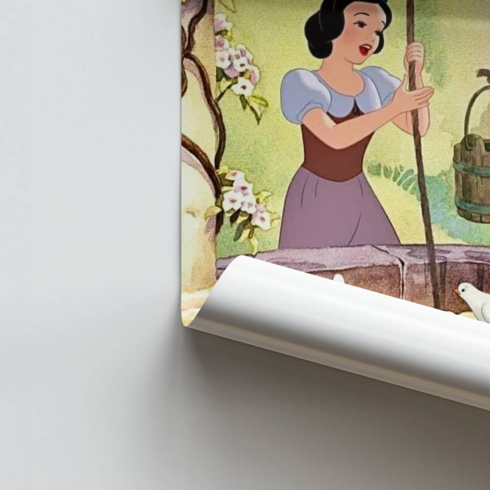 Poster Blanche Neige Puit