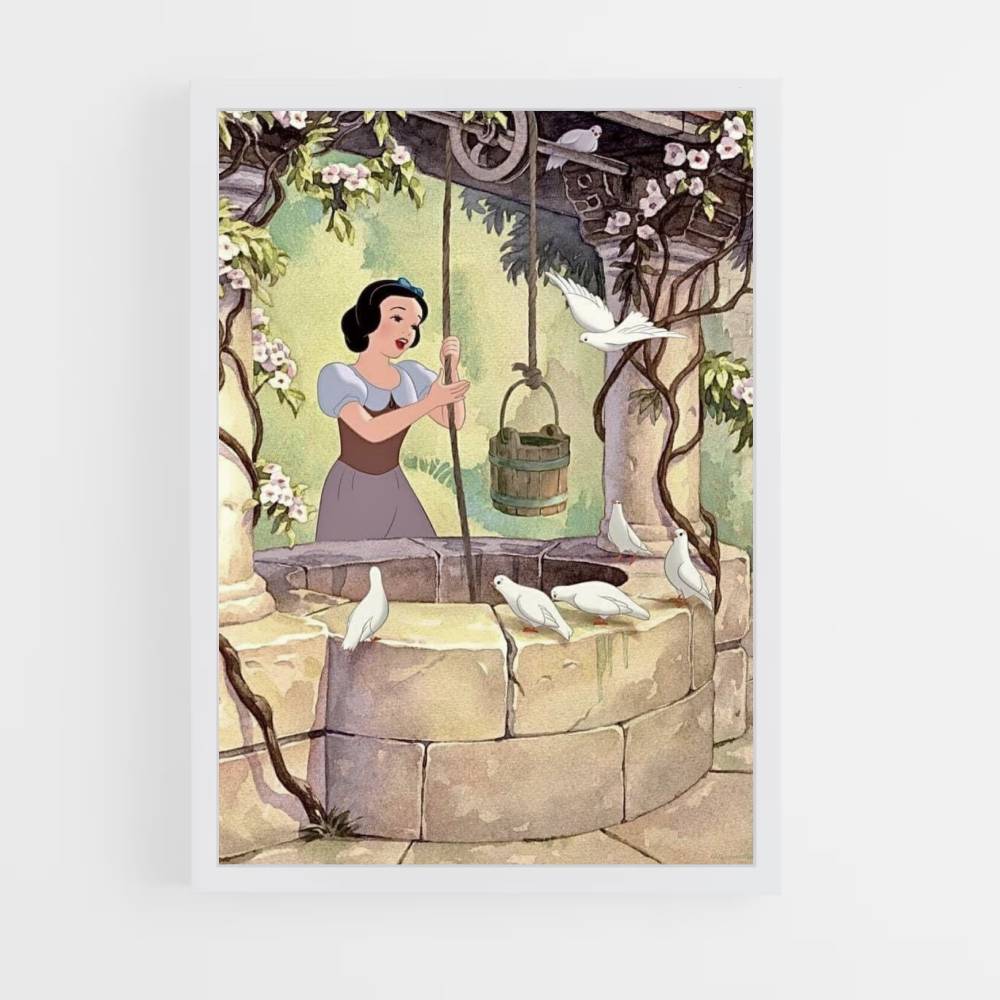 Poster Blanche Neige Puit