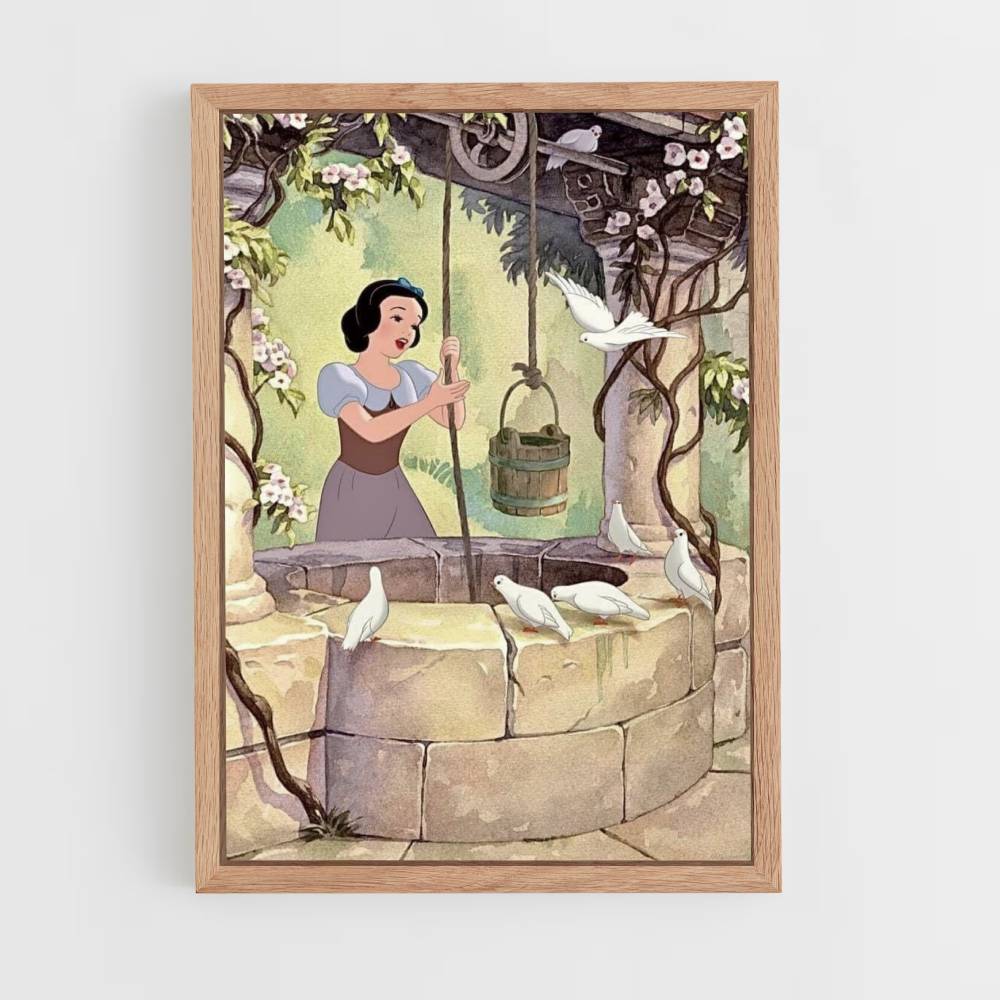 Poster Blanche Neige Puit