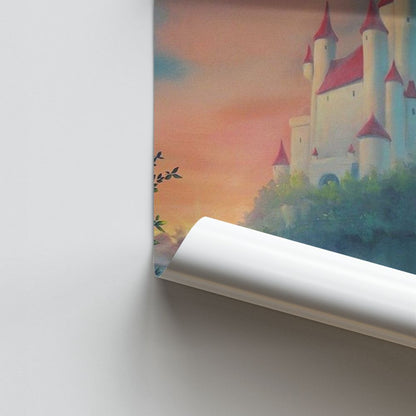 Poster Blanche Neige Chateau