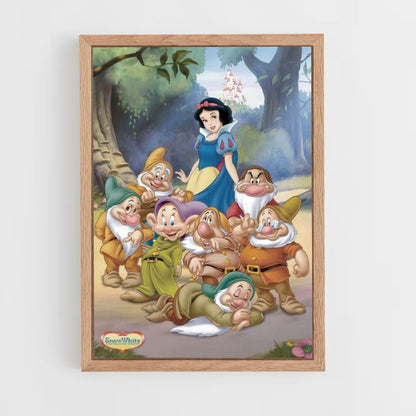 Poster Blanche Neige Nains