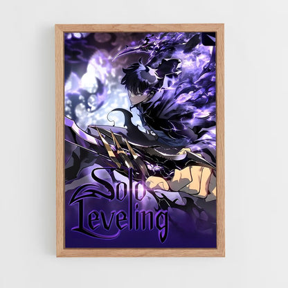 solo-leveling-1 cadre Bois clair